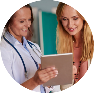 Medical team evaluating options